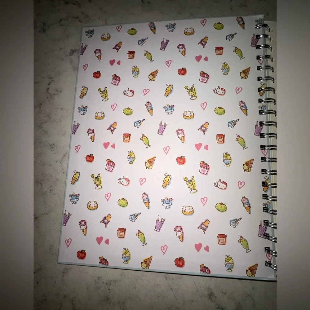 NEW Hello Kitty and Friends Spiral Notebook Hard Cover 160 Lined Pages - Picture 4 of 8